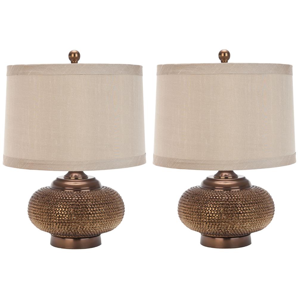 Safavieh LIT4016A ALEXIS GOLD BEAD GOLD BASE TABLE LAMP